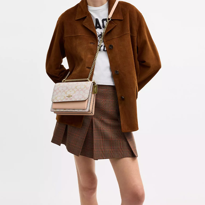 COACH 클라레 코팅 캔버스 소재, 부드러운 가죽 트 - Chalk Bag 리뷰 및 가격