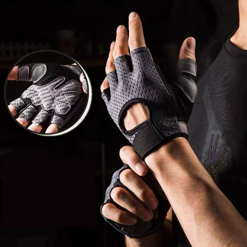 여름 장갑 피트니스 통기성 태양 보호 사이클링 반 손가 - Weightlifting Gloves 리뷰 및 가격